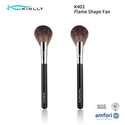 Κίνα 1pcs ξύλινες βούρτσες Makeup τρίχας λαβών πραγματικές για τον ανεμιστήρα προς πώληση