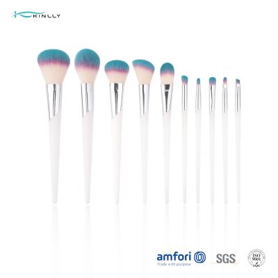 Chine Brosse de lecture cosmétique synthétique de maquillage des cheveux 10pcs BSCI à vendre