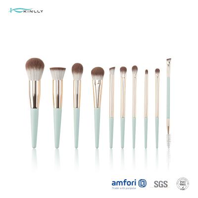 China Luxury 10PCS Travel Makeup Brush Set Makeup Brush Powder Contour for sale