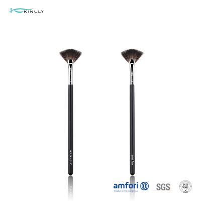 China Fan que detalla el pequeño cepillo de la fan de 1pcs Mini Makeup Brush Synthetic Hair en venta