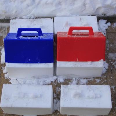 China Convenient Plastic Snow Mold Like Brick Shape for sale