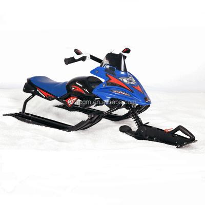 China With Brake Sleds For Kids Snowmobile For Snowscoot With Twin Brakes, Ski Sled Slider Board Snow Rider Sled For Gift for sale