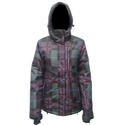 China Customized Women Ski Suit Printing Waterproof Windproof Breathable Ski Jacket for sale