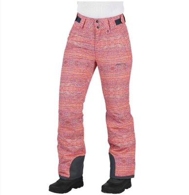 China Breathable Well Rise Woman Stretch Ski Pants Waterproof Multiple Colors High Quality Windproof Skiing Pants Lady for sale