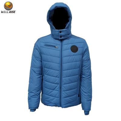 China Cheap Outdoor Waterproof Jacket Men Man Padded Outerwear Nylon Winter Coat With Hood for sale