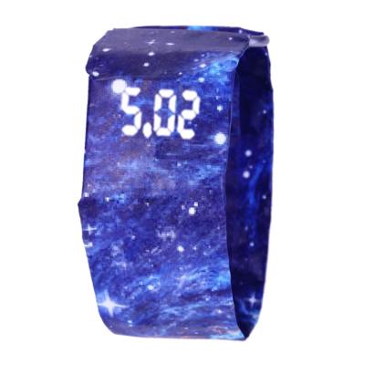 China Wholesale Casual Women's Day/Date New LED Digital Luminous Watches Paper Electronic Watch for sale