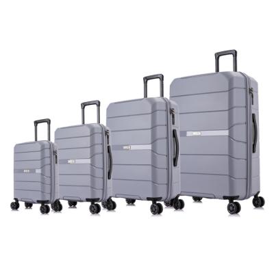 China Amazon Fashionable Hot Selling High,Quality Guarantee New Design 4pcs Set Expandable Luggage With Double Spinner Wheel Luggage Set for sale