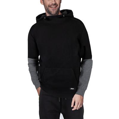 China Anti-wrinkle High Quality Contrast Color Soft Men's Hooded Sports Pullover Fashion Hoodies Sweatshirts with Pocket Hoody for sale