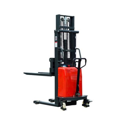 China Hotels / Garment Shops / Building Material Stores / Machinery Repair Shops ... Advantage Semi-Electric Cheap Reliable Power Stacker High Strength Semi-Electric Stacker for sale