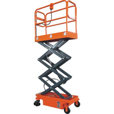 China Hotels/Garment Shops/Building Material Stores/Machinery Repair Shops...CE Approved Quality Mobile Single Trailer Hydraulic Scissor Work Lift Platform for sale