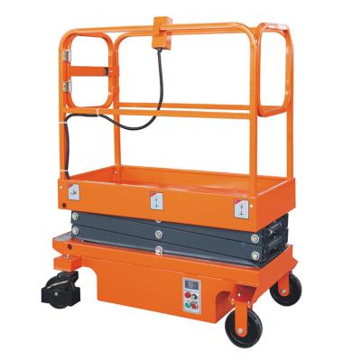 China Hotels/Garment Shops/Building Material Stores/Machinery Repair Shops...Scissor Type Elevating Adjustable Electric Aerial Work Platform Lift for sale