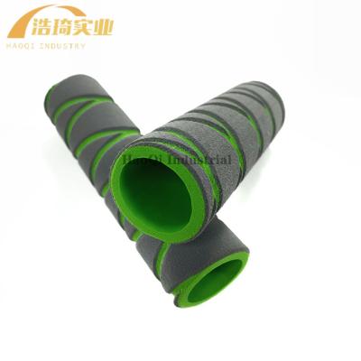 China Protective CUSTOM rubber foam grip with plastic insert nbr epdm eva for sale