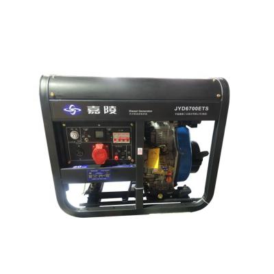 China Cheap price 5kw air cooled type power JYD6700E diesel generator JYD6700E for sale