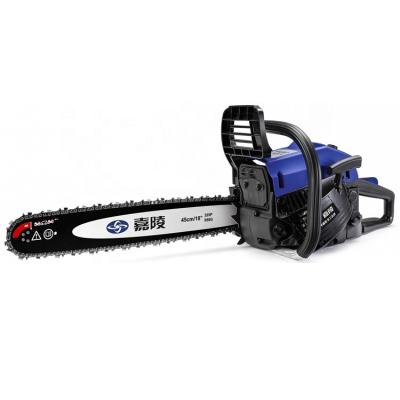 China Professional 2-Stroke JLC25618-Z Cutting Chainsaw 2.4kw 56cc Gasoline Wood Chainsaw for sale