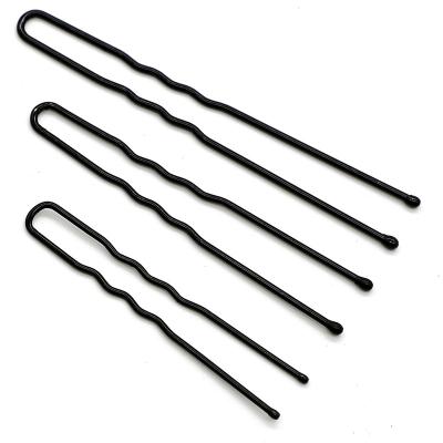 China 500pcs Fashion Girls U Shaped Hair Clips Metal Wavy Hairpins For Women Bobby Pin for sale