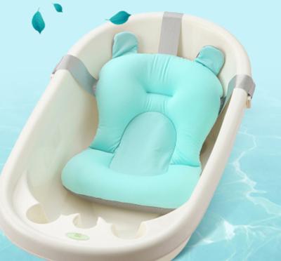 China Newborn Support Mat Soft Foldable Cushion H00030 Bath Safety Bath Cushion Baby Shower Seat Non Slip Support Pad for sale