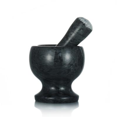 China Sustainable Handmade Natural Marble Mortar and Pestle Sets Hot Sale for sale