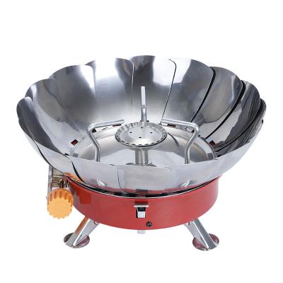 China China Light Suppliers Flower Shape Collapsible Collapsible Camp Stove Windproof Portable Camping Stove for sale