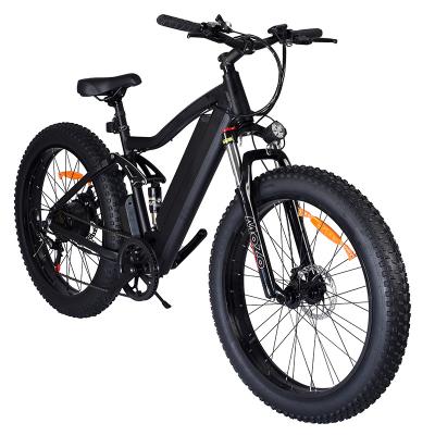 China EU Warehouse Electric Bike Aluminum Alloy Electric Fat Bike 48V 500W Powerful Motor 26 Inch Fat Tire E Bike For Adult Drop Shipping for sale