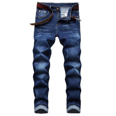 China Men's straight-leg cat straight-leg personality jewelry metal fashion jeans fringed skinny slim fit QUICK DRY scuff jeans for sale