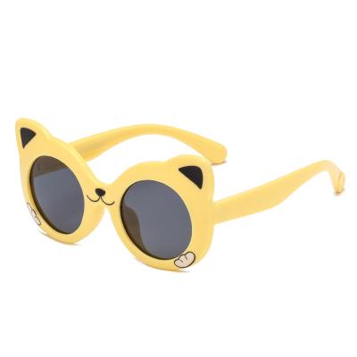 China New Kitten Sunglasses Fashion Cartoon Cute Kids Sunglasses Outdoor UV Protection Sunglasses Wholesale for sale