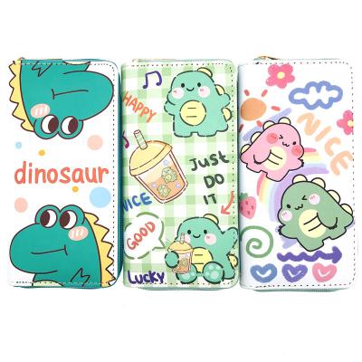 China Hot Lovely Cartoon Student Fashion Inventory Products Pu Wallet Women Long Pinch Ladies Money Cuts Business Card Wallets for sale