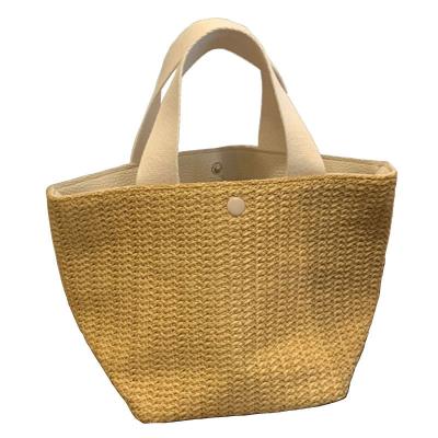 China High Quality Casual Women Woven Beach Bali Handbag Summer Vacation Shoulder Bag Straw Bags Big Tote Handbag Retro for sale