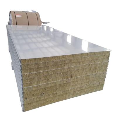 China Low cost rock wool composite panel for wall and roof for sale