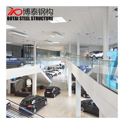 China Prefabricated 4S exhibition hall steel structure buildings for automobile for sale