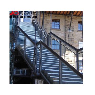 China Prefabricated Steel Frame Indoor Prefabricated Stair Platform Steel Structure Building Industrial for sale