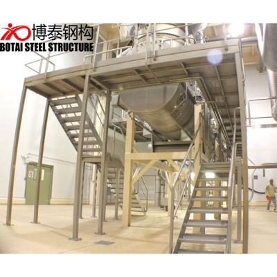 Cina Prefabricated Industrial Light Structure Platform Self Storage Steel Building Eco-friendly ISO9001 Welding CN HEB Botai 1% in vendita