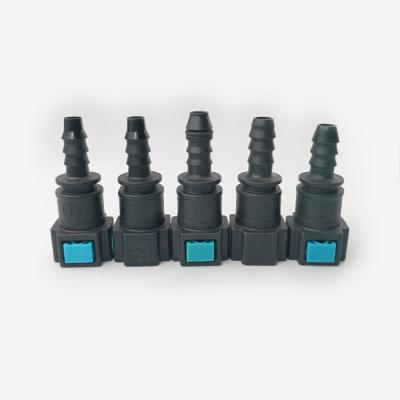 China Aftermarket 7.89mm 180 degree quick connector to fit ID 6mm tube connector to small for sale