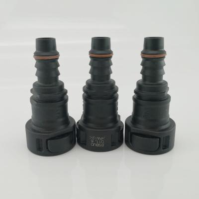 China Aftermarket 6.3mm Liquid Fuel 180 Degree Liquid Plastic Quick Connectors To Suit ID 3mm Fuel Tube for sale