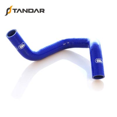 China Heater System Blue Green Cooling Flexible Customized Special Shape Silicone Tube for sale