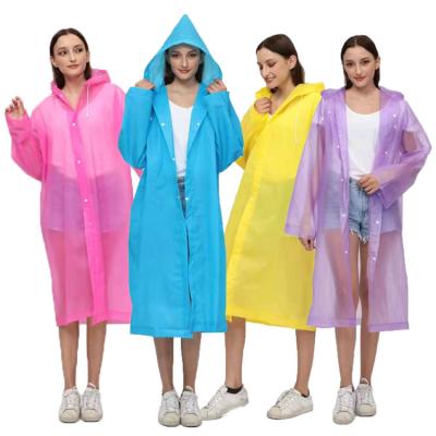 China 100% Cheap Breathable/Durable Custom Made Raincoat /Windproof Raincoat Coated EVA Reusable Rain Coat Jacket Hood Raincoat EVA Rain Poncho For Outdoor Adults for sale