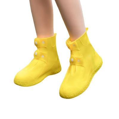 China Fashion Trend New Arrival Wear Resistant Reusable Rain Shoe Covers Rain Boots Silicon Shoes Protector Reusable Waterproof Anti-skid Boots for sale