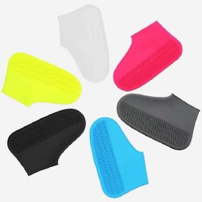 China Fashion Trend Silicone Snow Rain Shoe Cover Rain Cover Reusable Protective Waterproof Anti Slip Waterproof Rain Boot Custom Shoe Cover for sale