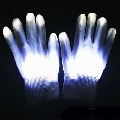 China Christmas Gift Drop Shipping New LED Luminous Finger Light Gloves Wholesale for sale