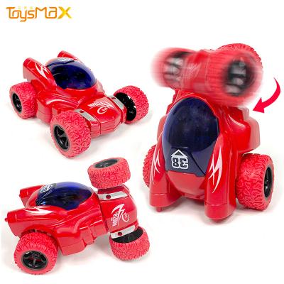 China Toy Christmas Gift Inertia Friction Pull Back Cars Toys Friction Powered Car Toys 360 Ride Inertia Cars Shockproof Toys For Children for sale