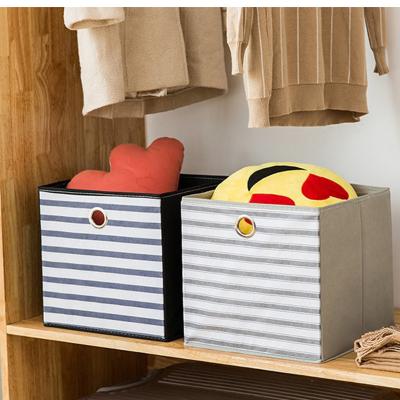 China Factory Wholesale Price Foldable Storage Box Wardrobe Storage Box Organizer Box Student Dormitory Minimalist Office Desk for sale