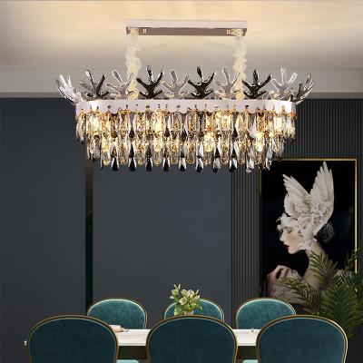 China Modern Exquisite Decorative Hotel K9 Crystal Led Elegance Lighting Fixture Pendant Light for sale