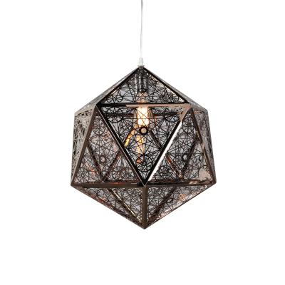 China Contemporary Modern Home Fancy Polyhedron Hotel Lobby Geometric Chandelier for sale