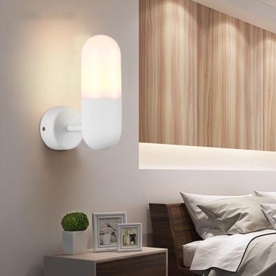 China Nordic irregular vintage design bedroom bedside lamp 2700k 3.5w led wall lights for indicating home for sale