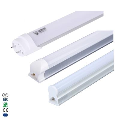 China Residential Lighting Fixture 4ft 18w 60cm 120cm 2ft Luz Led Tubes Housing Fluorescent Integrated T5/t8 Led Tube Light for sale