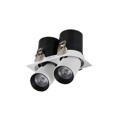 China Contemporary Modern Black Flush Ceiling Mount Hallway Hallway Moving Head Led Spotlight for sale