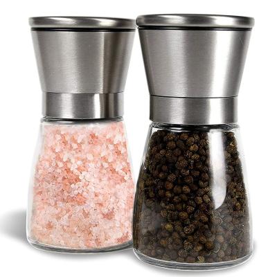 China Adjustable Coarseness Pepper Salt Mills Set With Stand From Viable Profession for sale