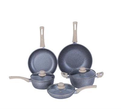 China Pan Nonstick Cookware Multifunctional Nonstick Pots and Pans Set, Kitchenware Set with Frying Pan for sale