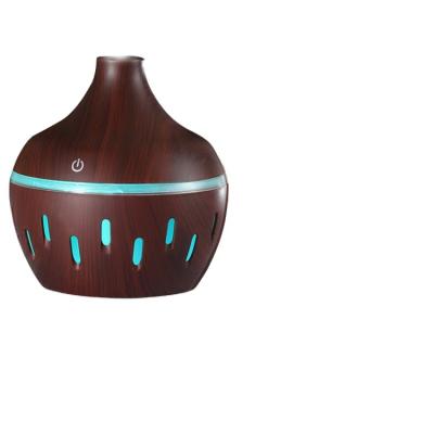 China Mini Humidifier Air Purifier 7 Mist USB Luxury Wood Essential Oil Diffuser Vapor Ultrasonic Cool Color Change For Office Home for sale