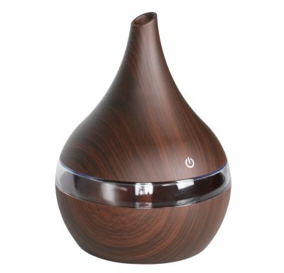 China Mini Humidifier Air Purifier 7 Mist USB Luxury Wood Essential Oil Diffuser Vapor Ultrasonic Cool Color Change For Office Home for sale