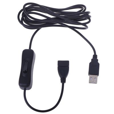 China Electronic USB Cable Male To Female Switch ON OFF Flex Toggle LED Lamp Power Line for sale